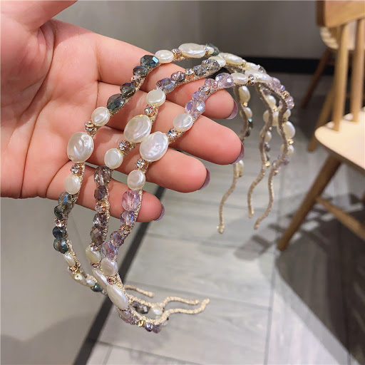 Title 2, Hairpin Rhinestone Headband Forest Fairy Delica...