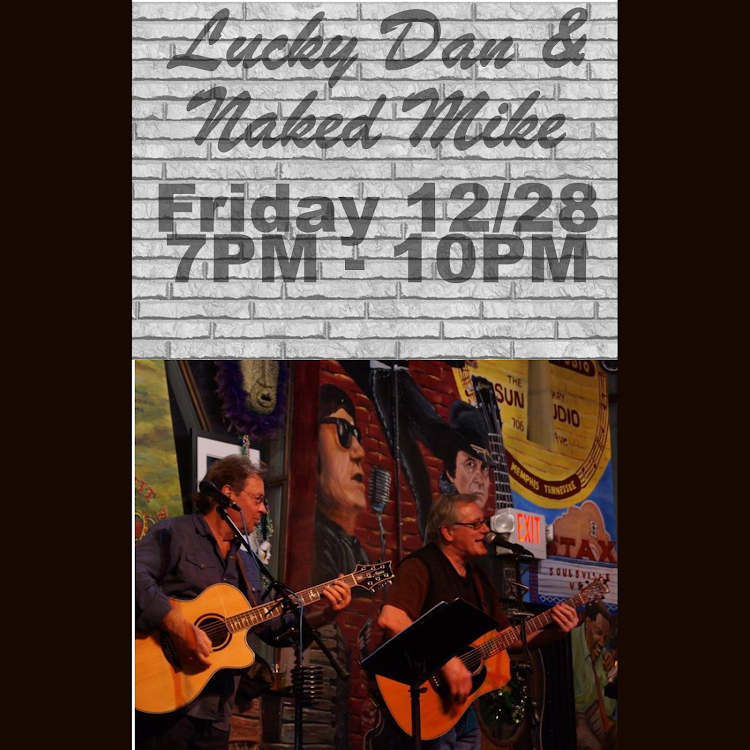 Logo for Live Music w/ Lucky Dan & Naked Mike