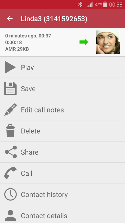    Automatic Call Recorder Pro- screenshot  