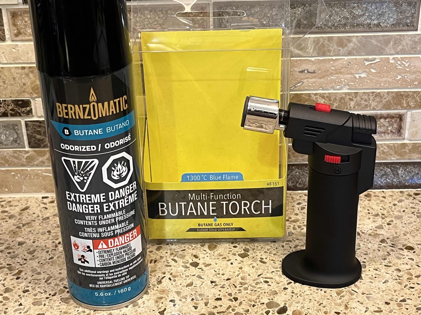 Butane Torch from Hardware store