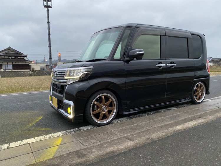 タントカスタムのピックアップ一度でも載ってみたい・春仕様🌸・洗車・ホイール交換に関するカスタム事例の投稿画像1枚目