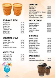 Tea Junction menu 1