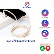 Dây Cáp Sạc Điện Thoại Dài 2M Bọc Dù Chống Đứt