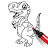 Dino Coloring: Dinosaur Kong icon