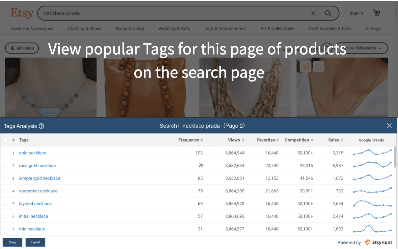 Etsy Tags Tool for Etsy Hunt Preview image 7