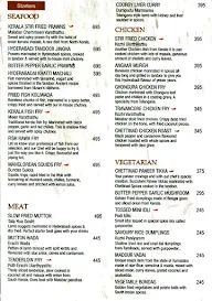 Peninsular Kitchen menu 1