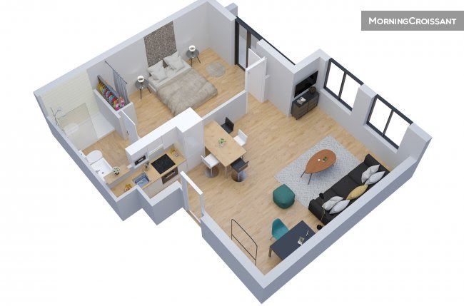 Location meublée appartement 2 pièces 45 m² à Annemasse (74100), 1 550 €
