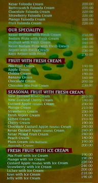 Haji Ali menu 1