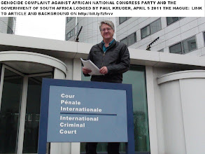 Photo: International Criminal Court The Hague petitioned: 'probe ANC, SA govt for genocide against Boer-Afrikaner nation&quot; Apr 5 2011 PAUL KRUGER -  http://bit.ly/fzfvvv