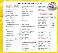 Bakes N Cakes menu 2