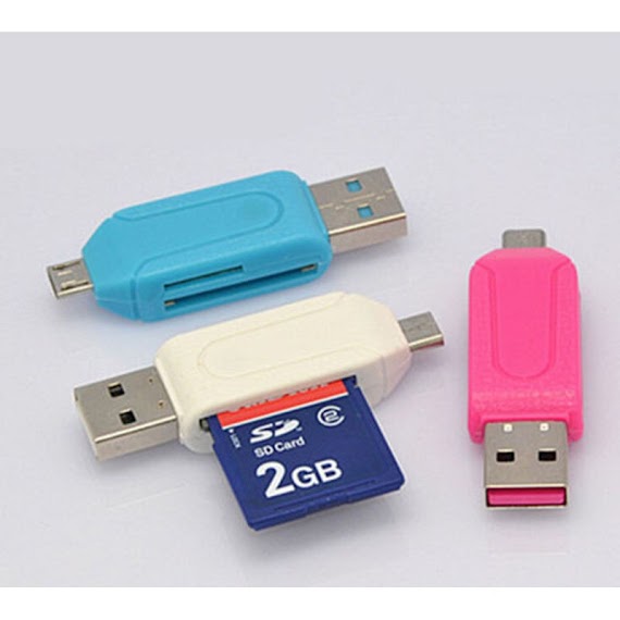 Đầu Đọc Thẻ Nhớ Micro Usb Otg Tf / Sd Cho Điện Thoại