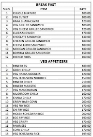 Mughals N Nawabs menu 1