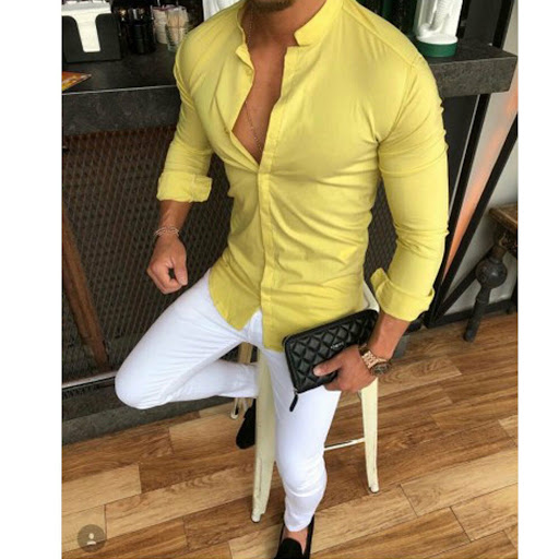 Title 4, Mens long sleeve muscle fit solid color shirt....