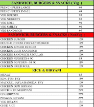 Sky Malabar Restaurant And Cake World menu 4