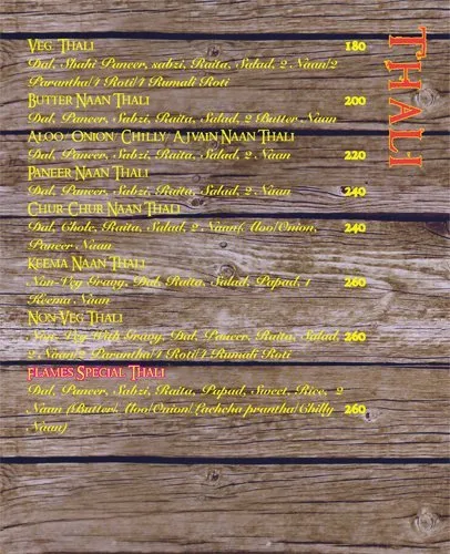 Mucchad Bhaijaan menu 