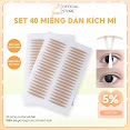 Miếng Dán Kích Mí Vân Lưới Siêu Tàng Hình Set 40 Cái Giúp Đôi Mắt To Tròn Tự Nhiên Zentop