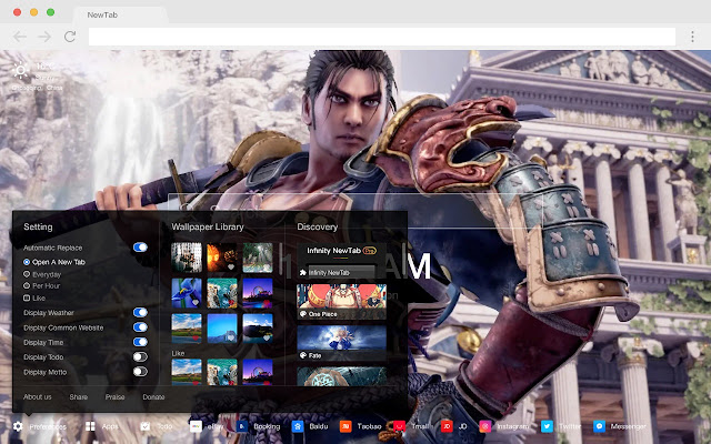 soulcalibur HD New Tabs Popular Games Themes