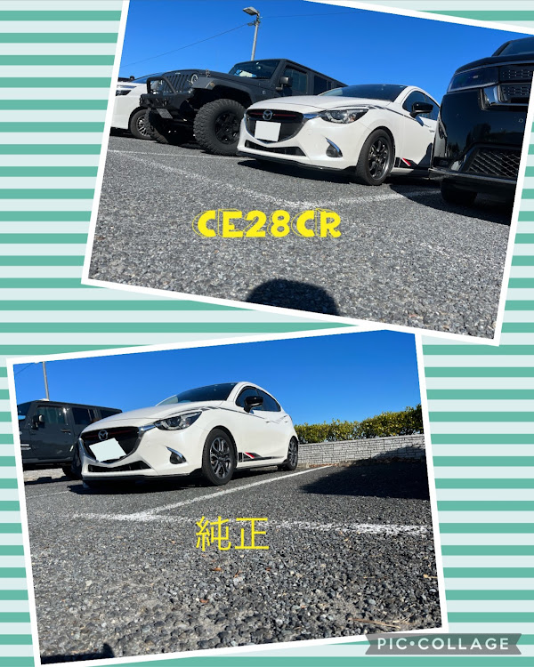 デミオのデミオ・DJ5FS・ニューホイール装着・同車種のオーナーさんに感謝・これぐらいなら出来る！に関するカスタム事例の投稿画像3枚目