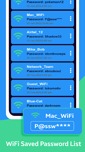 Screenshot Wifi Password Show