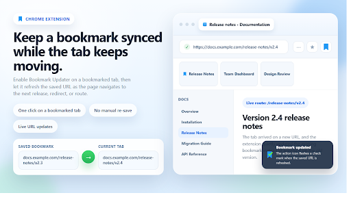 Bookmark Updater screenshot 1
