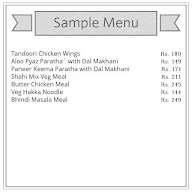 The Meal Story menu 1