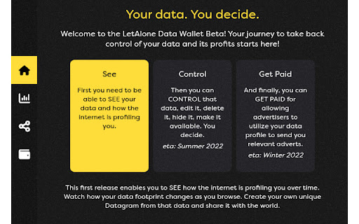 LetAlone Data Wallet (BETA)