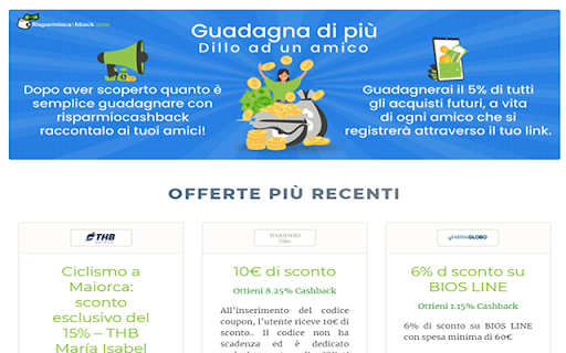 Risparmiocashback Codici Sconto e Coupon