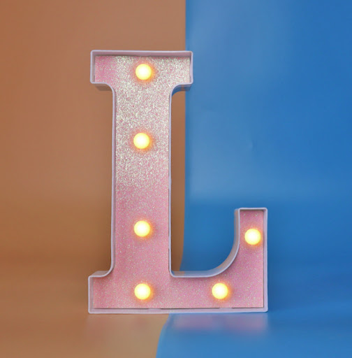 Title 12, Noćno svetlo Englesko slovo Lampa Rođendanska z...
