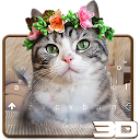 ダウンロード 3D Animated Cute Cats Keyboard をインストールする 最新 APK ダウンローダ