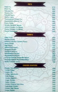 Kritunga Restaurant menu 2