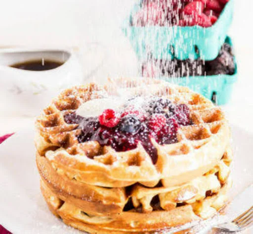 Blueberry Cream Cheese Waffle + 150ML Icecream