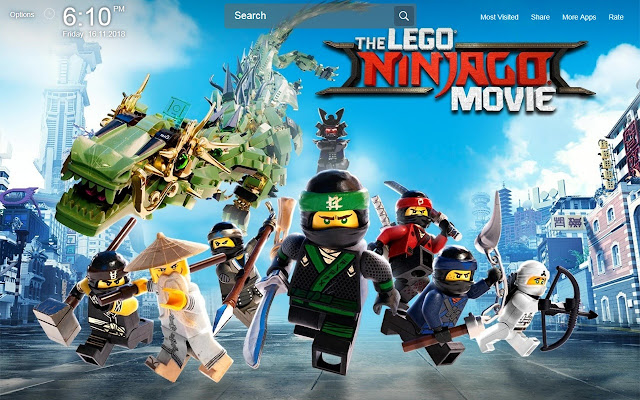 Lego Ninjago Movie Wallpapers Theme New Tab