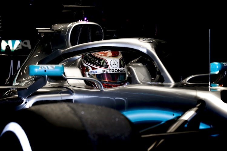 Lewis Hamilton during a Barcelona test session