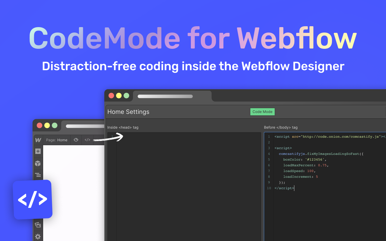 CodeMode for Webflow Preview image 2