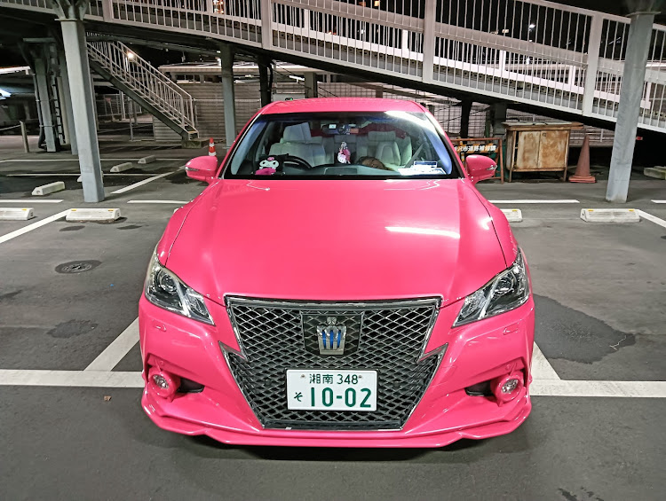 クラウンアスリートのピンククラウン・走行距離ゾロ目・走行距離11111km・浜崎あゆみファンです♡・あゆナンバーに関するカスタム事例の投稿画像2枚目