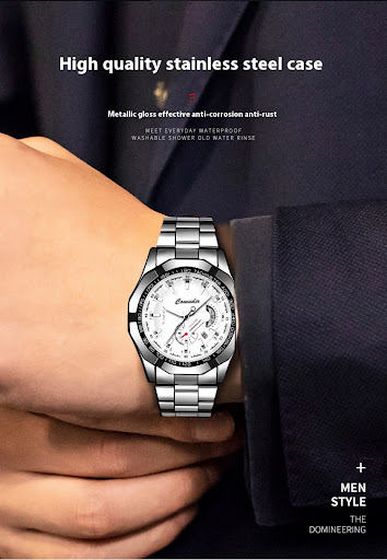 Title 2, Automatic Movement Watch Mens Calendar Waterpr...
