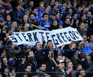 Les supporters de Bruges rendent hommage à Gregory Mertens