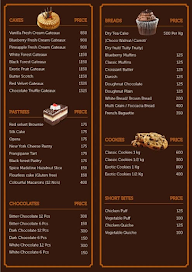 The Cake Shop & Tea Lounge - Radisson Blu menu 3