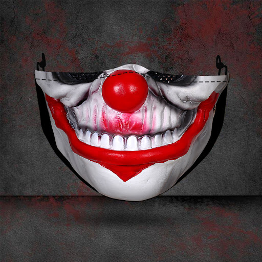 Title 24, Halloween printed mask for costumes and parties...
