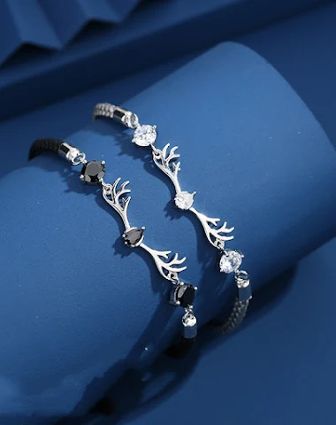 S925 Sterling Zilveren Hert Armband - 3