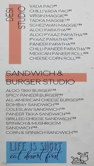 The Food Studio menu 4