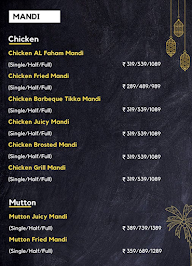 Hayati - The Arabian Xpress menu 2