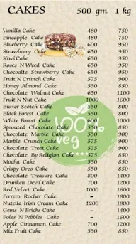 Cake Box Co. menu 1