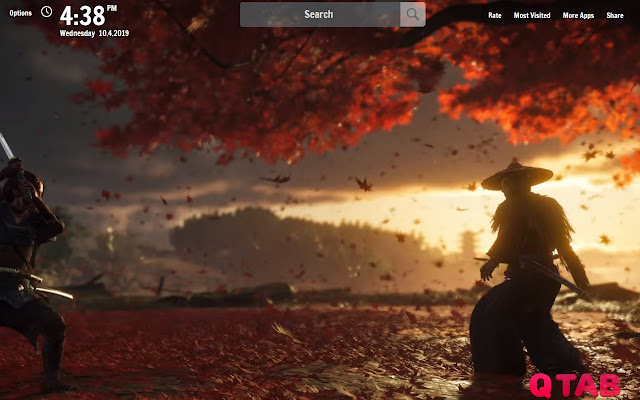 Ghost Of Tsushima Wallpapers New Tab