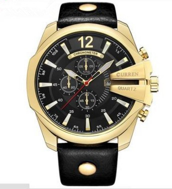 Title 1, Fashionable Mens Watch with Large Decorated Di...