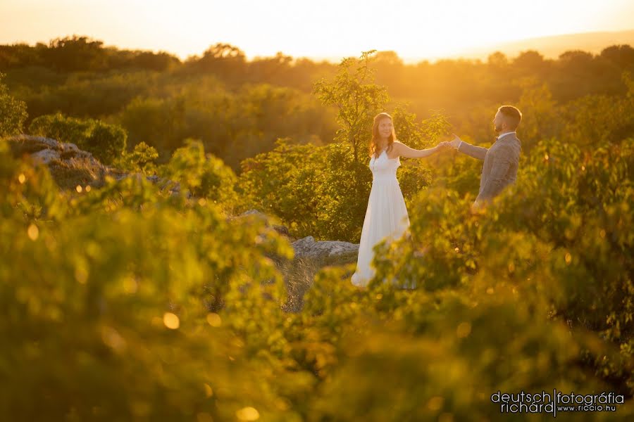 Wedding photographer Richárd Deutsch (ricciohu). Photo of 28 July 2022