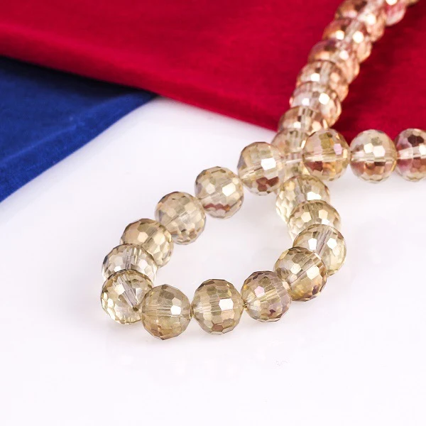 Electroplated Bride Headdress Accessories Ornament with Cut Beads. Enhance bridal hairstyles with elegance and sparkling