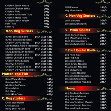 Kingdom Of Butter Chicken menu 