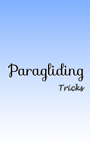 Paragliding Tricks