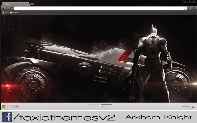 Arkham Knight and Batmobile chrome extension